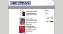 Desktop Screenshot of aacnjournals.org